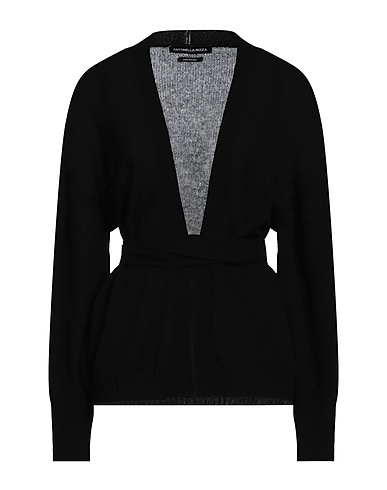 ANTONELLA RIZZA Cardigan Black 100% Cashmere
