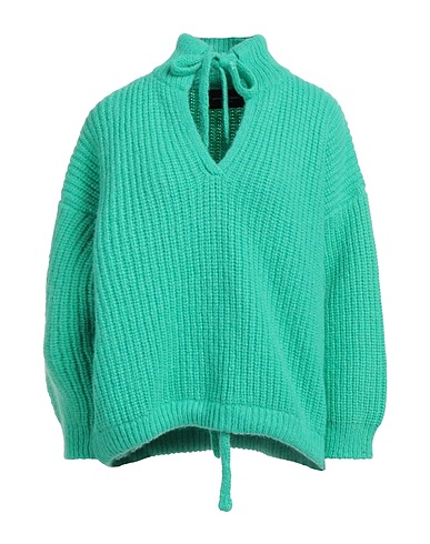 ANTONELLA RIZZA Rollkragenpullover Grün 55% Alpakawolle, 23% Wolle, 22% Polyester