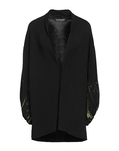 ANTONELLA RIZZA Cardigan Black 53% Viscose, 47% Cotton