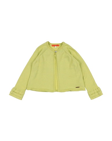 PAN CON CHOCOLATE Cardigan Verde lime 100% Cotone