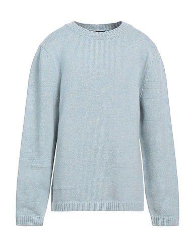 RAF SIMONS Jumper Sky blue 100% Merino Wool