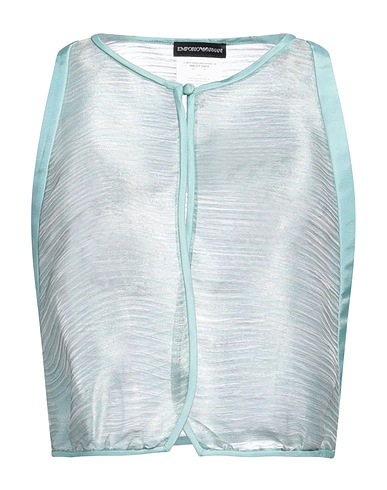 EMPORIO ARMANI Cardigan Light green 66% Polyester, 34% Silk