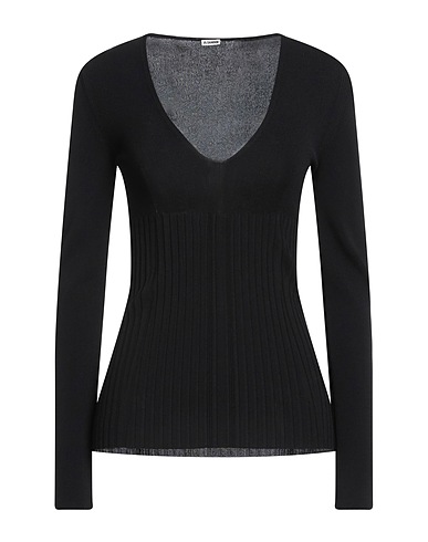 JIL SANDER Pullover Nero 94% Viscosa, 6% Poliestere