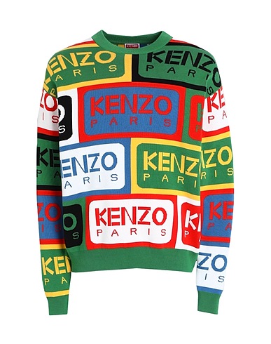 KENZO Jumper Green 100% Cotton