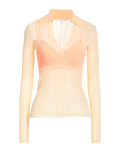 PATRIZIA PEPE Pullover Albicocca 82% Cotone, 18% Poliammide, Elastan