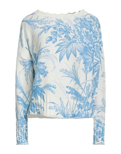 TWINSET Jumper Sky blue 100% Cotton