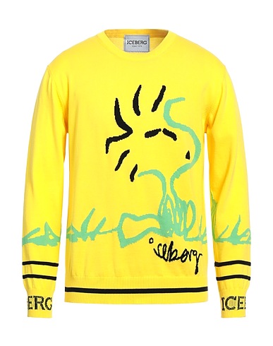 ICEBERG Jumper Yellow 100% Cotton