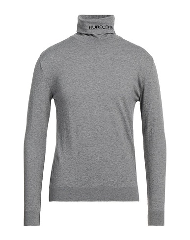 TAKESHY KUROSAWA Rollkragenpullover Grau 52% Viskose, 28% Polyester, 20% Polyamid