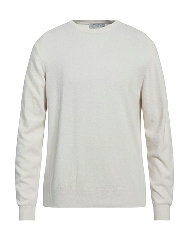 OLIVER LATTUGHI for BLOCK 60 Sweater Off white 35% Cashmere, 35% Silk, 30% Wool