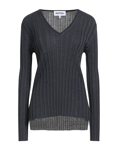 PARTOW Jumper Charcoal 100% Virgin Wool