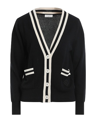 SANDRO Cardigan Black 92% Wool, 8% Cashmere, Viscose, Polyamide, Elastane