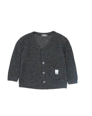 BEBEBO' Cardigan Lead 65% Viscose, 30% Polyamide, 5% Wool