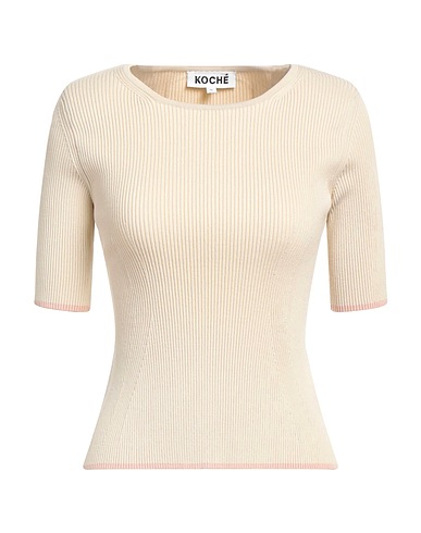 KOCHÉ Sweater Beige 70% Viscose, 30% Polyester