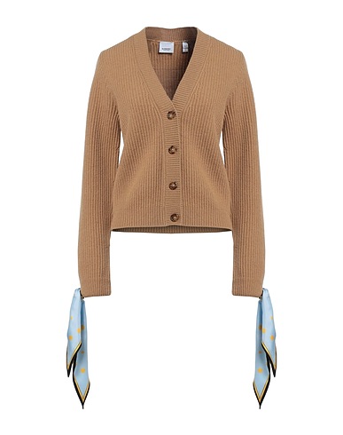 BURBERRY Cardigan Camel 100% Wool