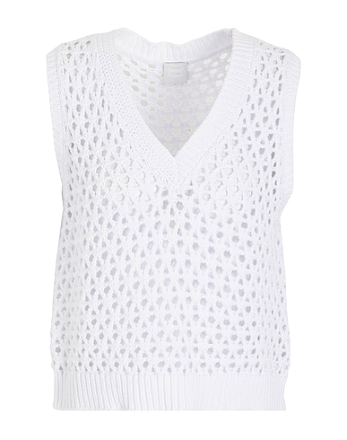 8 by YOOX Sleeveless sweater ORGANIC COTTON OPEN WORK KNIT VEST
100% Organic cotton