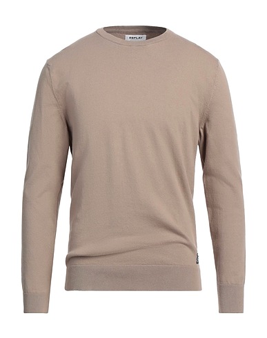 REPLAY Pullover Beige 84% Cotone, 15% Poliestere, 1% Elastan