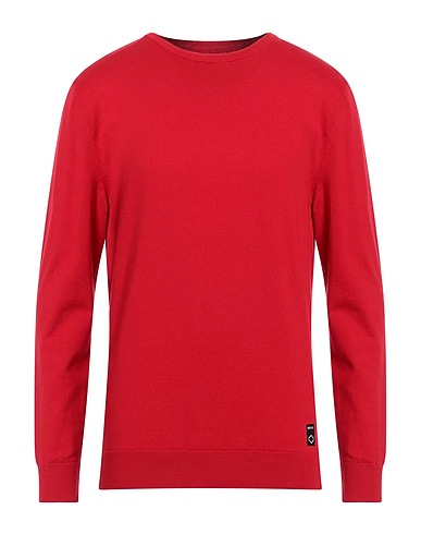 REPLAY Pullover Rosso 84% Cotone, 15% Poliestere, 1% Elastan