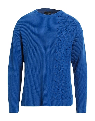 EMPORIO ARMANI Jumper Blue 67% Cotton, 33% Polyamide
