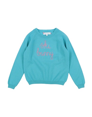 LINGUA FRANCA Maglia in Cachemire Turchese 100% Cachemire