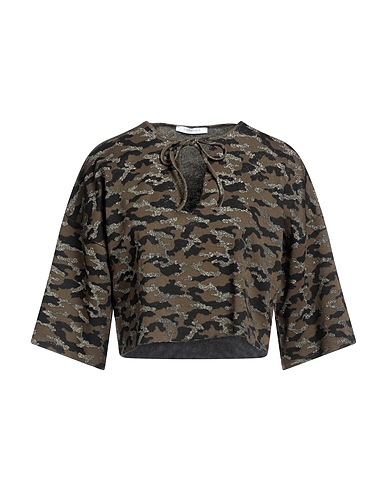 BELLWOOD Jersey Verde militar 78% Viscosa, 12% Poliamida, 8% Fibra metálica, 2% Elastán