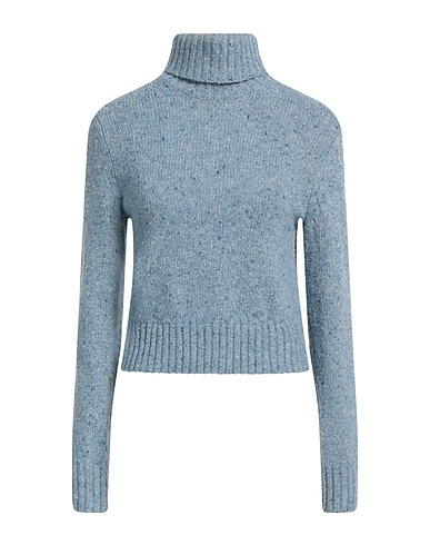 RE/DONE Turtleneck Sky blue 57% Wool, 20% Polyamide, 18% Lyocell, 5% Rayon