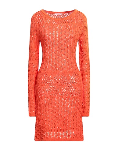 BELLWOOD Sheath dress Orange 100% Cotton