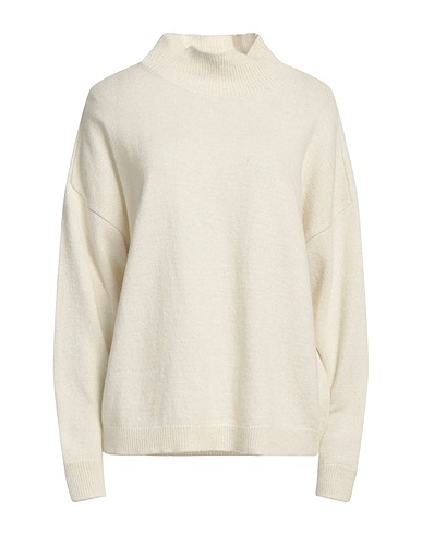 EUROPEAN CULTURE Turtleneck Ivory 40% Wool, 30% Viscose, 20% Polyamide, 10% Cashmere