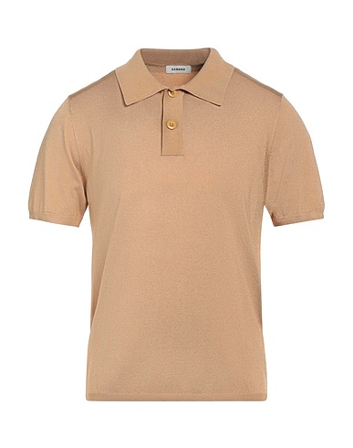 SANDRO Pullover Cammello 83% Acetato, 14% Poliammide, 3% Elastan