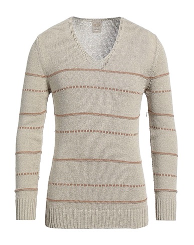 H953 Pullover Nocciola 40% Bambù, 35% Lino, 25% Canapa