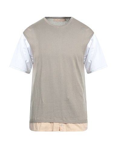 YES LONDON Sweater Khaki 50% Cotton, 50% Acrylic