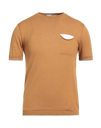 PRIMO EMPORIO Pullover Kamel 100% Baumwolle