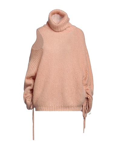 ANDREĀDAMO タートルネック サンド モヘヤ 50% / ナイロン 32% / ウール 18%