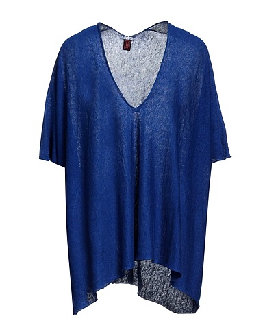 STEFANEL Pullover Blau 100% Leinen