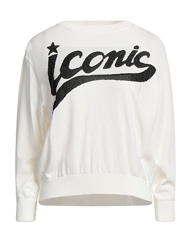 ICONA by KAOS Jumper White 70% Viscose, 30% Polyester