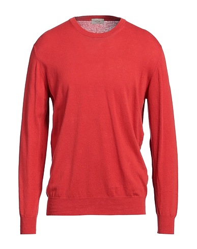 ALTEA Pullover Mattone 55% Lino, 45% Cotone