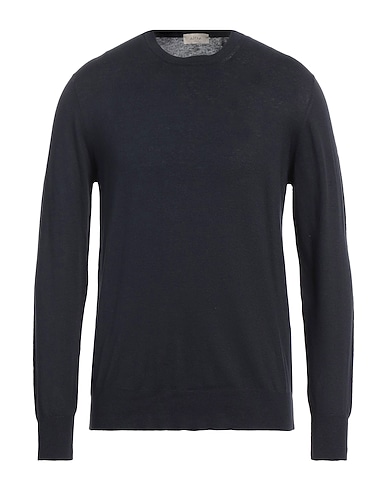 ALTEA Pullover Bleu nuit 55% Lin, 45% Coton