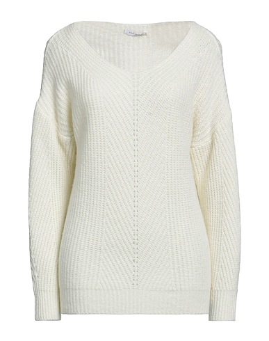 FLY GIRL Jumper Ivory 57% Acrylic, 29% Polyester, 14% Wool