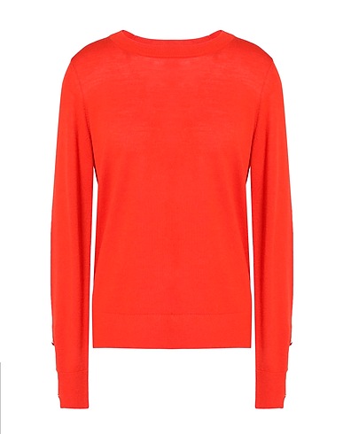 MICHAEL MICHAEL KORS Jumper Orange 92% Merino Wool, 7% Nylon, 1% Elastane