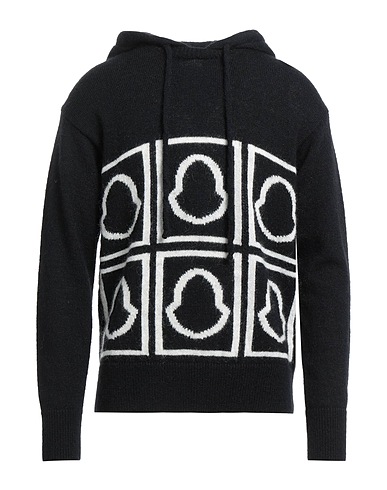 MONCLER Sweater Black 51% Wool, 31% Mohair wool, 18% Polyamide