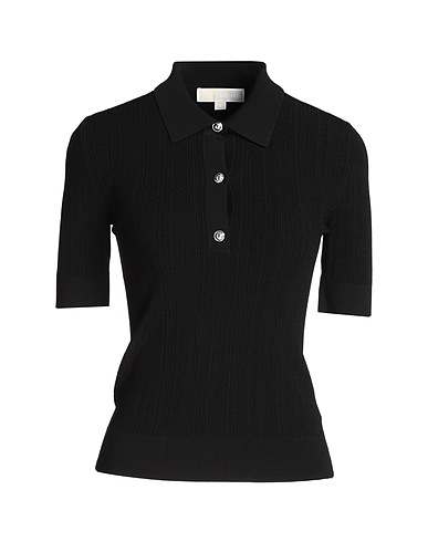 MICHAEL MICHAEL KORS Pullover Nero 62% Viscosa riciclata, 20% Nylon, 15% Poliestere, 3% Elastan