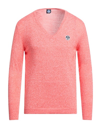 NORTH SAILS Pullover Salmone 100% Cotone