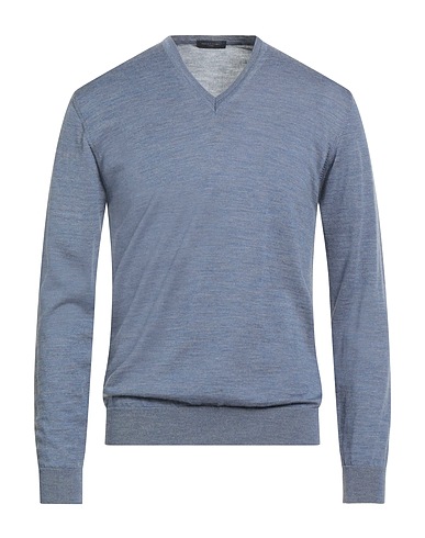 DANIELE FIESOLI Jumper Pastel blue 100% Merino Wool