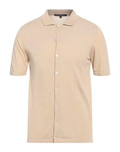 BRIAN DALES Cardigan Beige 100% Cotone