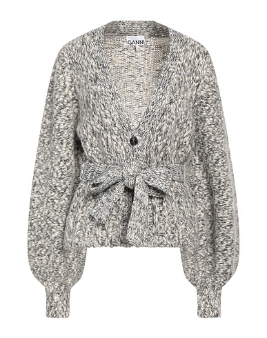 GANNI Cardigan White 50% Alpaca wool, 30% Mohair wool, 20% Polyamide