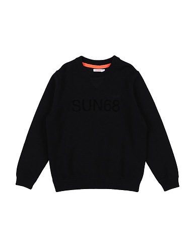SUN 68 Pullover Schwarz 50% Merinowolle, 50% Baumwolle