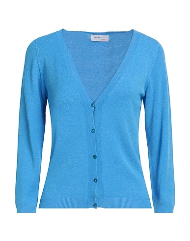 PIANURASTUDIO Cardigan Azzurro 68% Viscosa, 29% Acrilico, 3% Elastan
