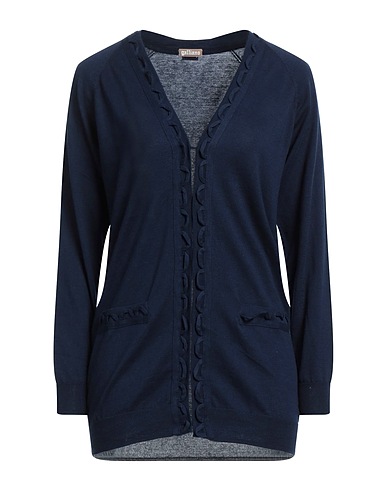 GALLIANO Cardigan Midnight blue 100% Cotton