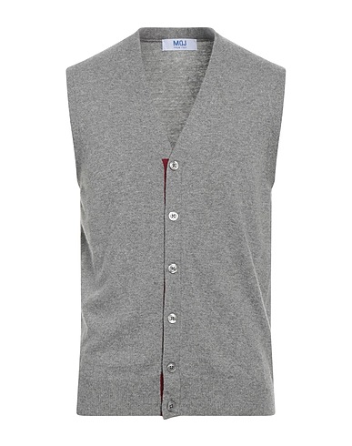 MQJ Strickjacke Grau 35% Polyamid, 30% Wolle, 30% Viskose, 5% Kaschmir