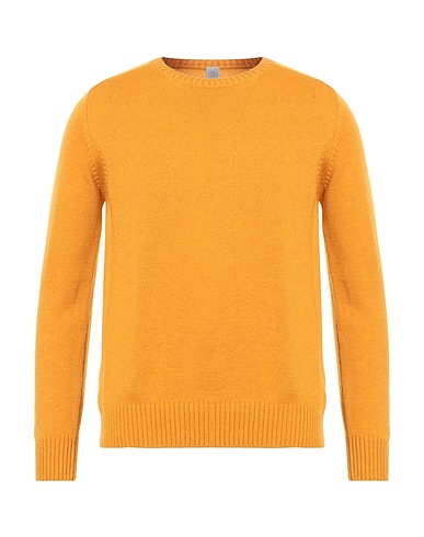 ELEVENTY Maglia in Cachemire Giallo ocra 100% Cachemire