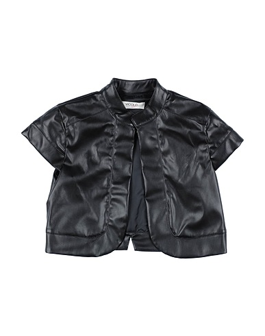 VICOLO Jacket Black 60% Polyurethane, 35% Polyester, 5% Elastane
